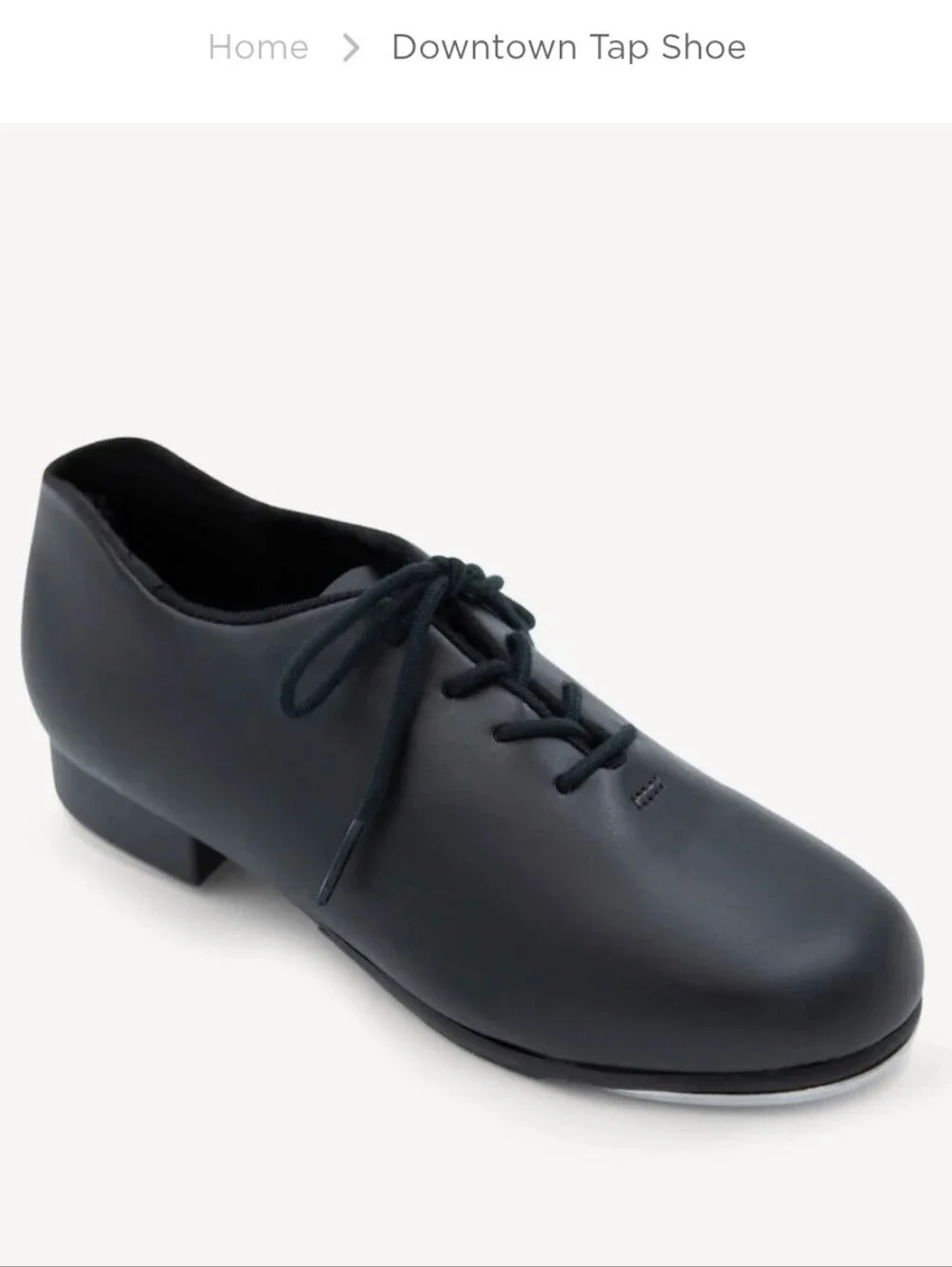 Capezio Black Downtown Tap Shoe 9.5?** Womens/ Mens 8.5 ?**Jazz Dance Teletap